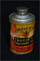 Boyer's 1/2 Pint Motor & Machine Oil Can