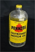 Pennzoil SAE 30 Ourboard Motor Oil 1qt Bottle
