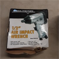 Central pneumatic 1/2 inch air impact wrench