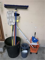 Cleaning Lot/Brooms/Buckets