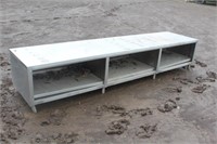 Stainless Steel Counter, Approx 138"x32 1/2"x26",