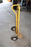 Heavy Duty YELL 2-Wheel Hand Truck Inflated Wheels