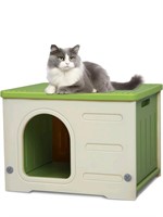 Plastic Cat House Outdoor & Indoor,