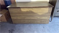 Wooden chest 49 x 23 1/2 x 26