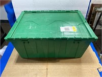 Good Hinged Lid Tote Bottom is Not Solid