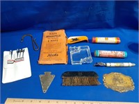 Lot Misc Items-Shell Brush -Opener