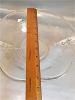 BIG CRYSTAL SERVING BOWL THAT MATCHES LOT 459!