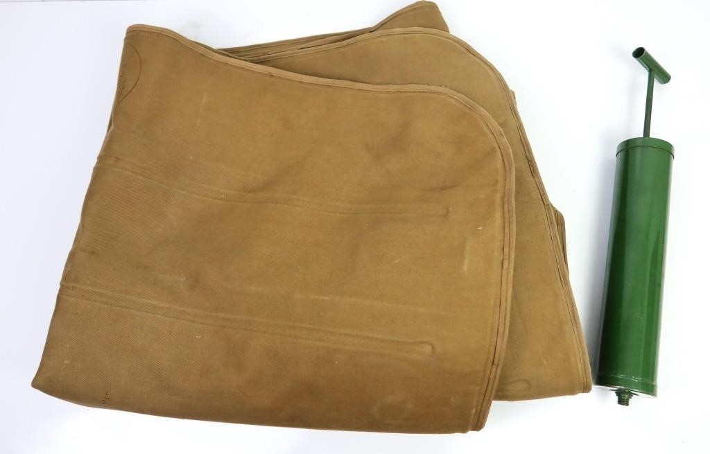 RARE WW2 US AIR CORP INFLATABLE MATTRESS