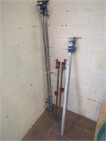 6 pipe and bar clamps