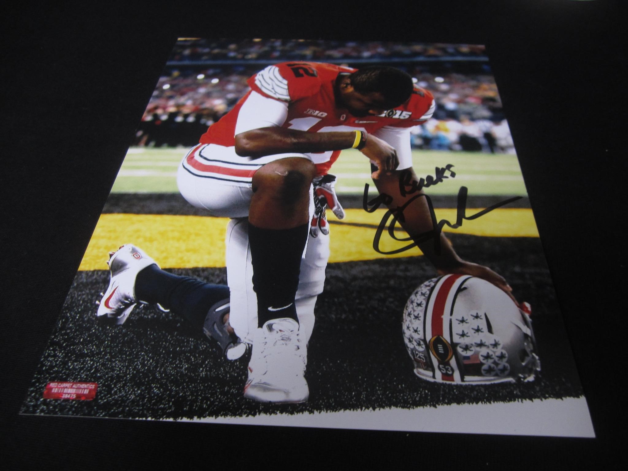 CARDALE JONES SIGNED 8X10 PHOTO OHIO STATE