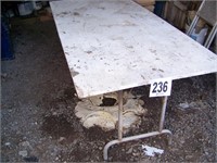 3x5' Folding Wood Top Table