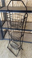 Metal Basket Stand