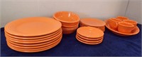 SET OF FIESTA DINNERWARE SERVICE FOR 4 PLUS.....