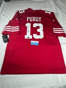 Brock Purdy Autographed Jersey With COA