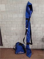 Skis with ski boots and bags. Very good condition