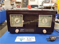 1960 BAKELITE GE RADIO ALARM CLOCK