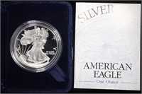 2000 PROOF AMERICAN SILVER EAGLE OGP