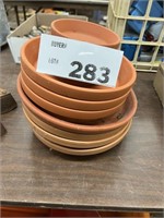 CLAY SAUCERS LOT