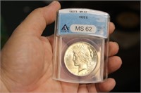 Graded Anacs 1922 Peace Dollar