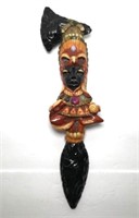 Mexican/Aztec Obsidian Souvenir Knife/Hatchet