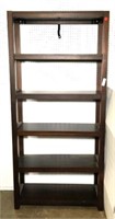 Open Wooden Shelving Unit