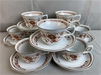 16 Pcs Kashmar Wedgwood Cups & Saucers