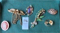 Costume Jewelry Brooches