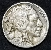 1924-P Buffalo Nickel from Set