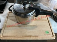 Cutting Board & Pressure Cooker