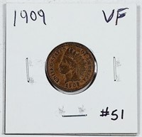 1909  Indian Head Cent   VF