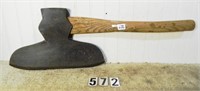 Unsigned, 13” left-hand side broad axe w/ center