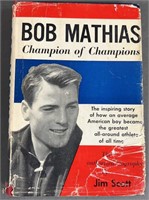 Signed Bob Mathias Champion Of Champions Book