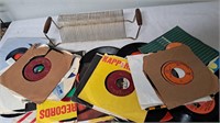 45 RPM lot with MCM holder display