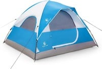 ALPHA CAMP Tent for Outdoor Camping  Blue