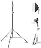 NEEWER 75/190cm Light Stand Stainless Steel