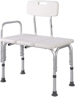 MedMobile Transfer Bench/Bath Chair with Back