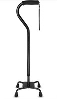 RMS QUAD CANE - ADJUSTABLE WALKING CANE WITH