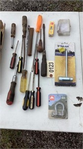 Assortment of tools & misc