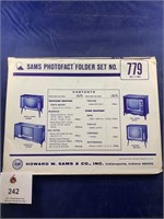 Vintage Sams Photofact Folder No 779 TVs