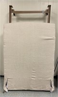 Pottery Barn Twin Size Ecru Linen Headboard with