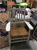 White rocking chair