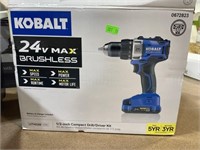 Kobalt 24 Vmax 1/2 Inch Compact Drill Driver Kit