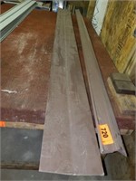 LOT BROWN DRIP EDGE & OTHER PCS. ROOFING MATERIAL