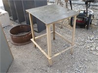 Steel Welding Table 27" x 24" x 32"