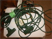 2 - 25' outdoor extension cords
