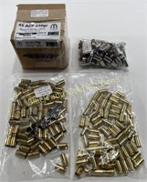 45 Cal 230 Gr Bullet & 45 ACP Brass & Nickel Shell