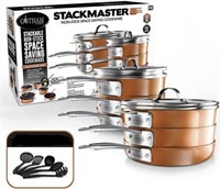 Gotham Steel Stackmaster Pots & Pans Set | 15 Piec