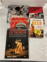 ASTRONAUT COFFEE TABLE BOOKS, BEER BOOK,