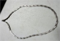 Sterling Silver Necklace 8 1/2"L