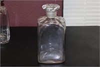 A Clear Facet Cut Decanter